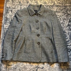 Woman’s patterned blazer